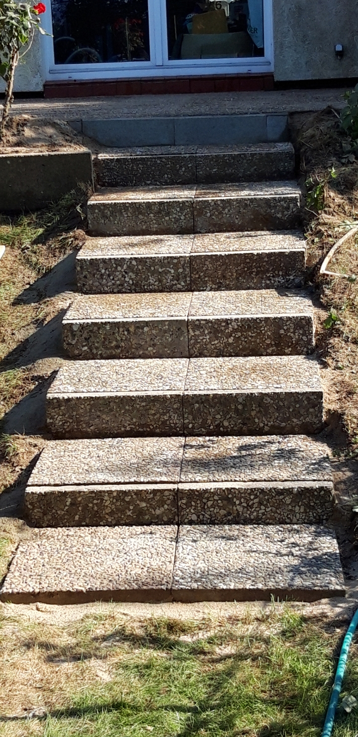 Treppenanlage aus Stein