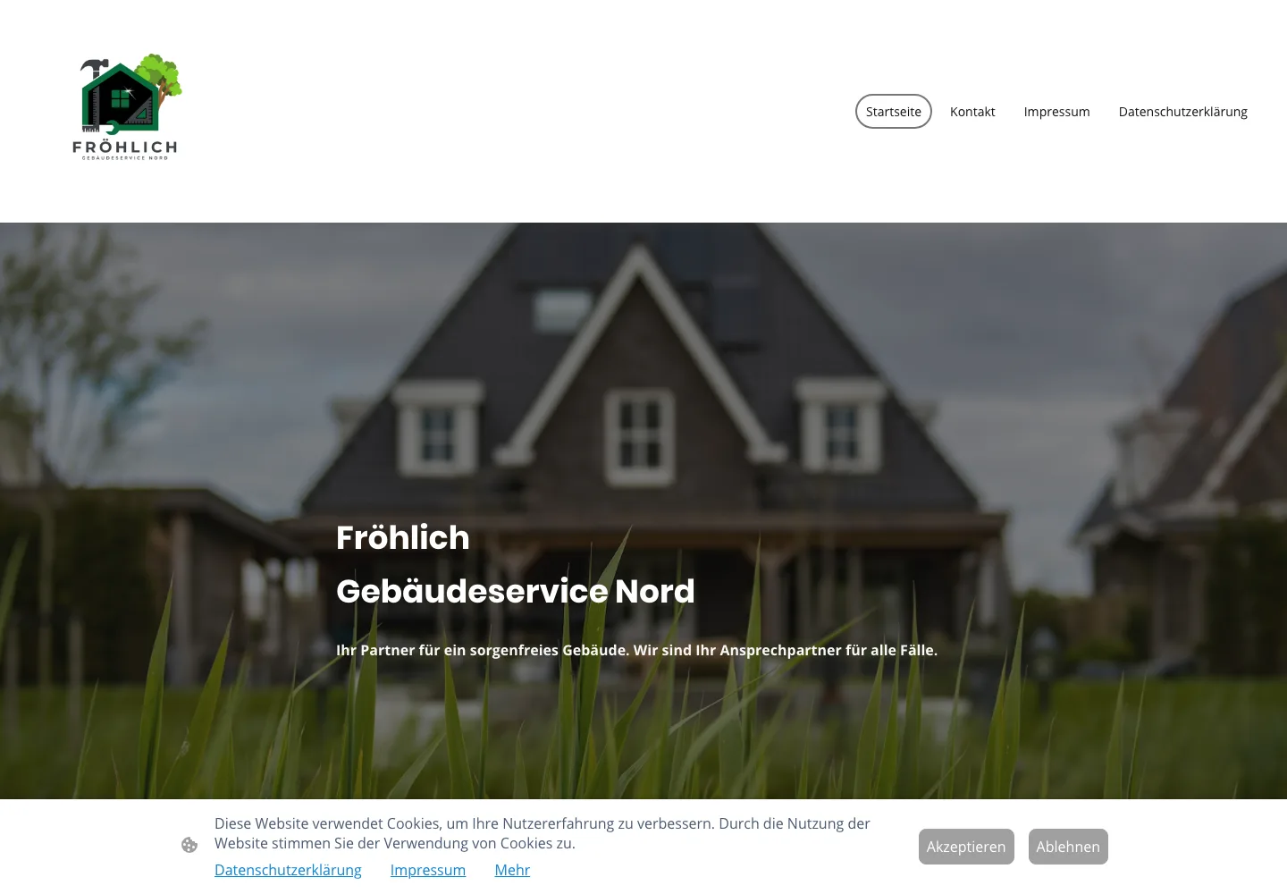 Startseite von Fröhlich Nord
